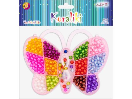 Sada korálků 8mm 300 ks v krabičce