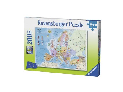 Mapa Evropy 200 dílků