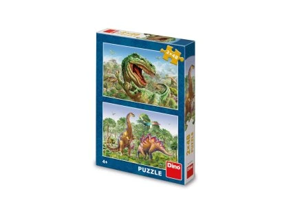 SOUBOJ DINOSAURŮ 2x48 Puzzle