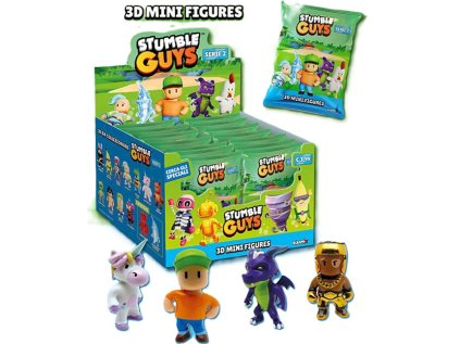 Stumble Guys 3D mini figures series 2 - window box 3 pcs