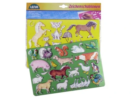 Kreslící šablony ( koně, kočky)