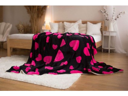 ST 866250 deka mikroplys s berankem srdce