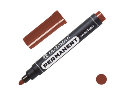 Popisovač Centropen 8566 hnědý