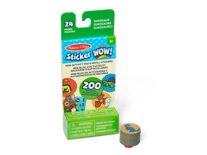 MELISSA & DOUG STICKER WOW NÁPLNĚ SAMOLEPEKDINOSAUŘI
