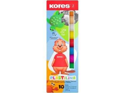 Plastelína 10 barev 200 g Kores