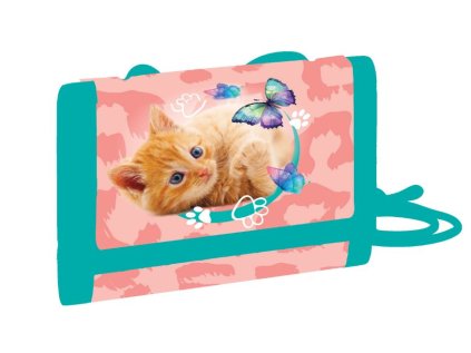 Oxybag Dětská textilní peněženka Kočka 1-81826