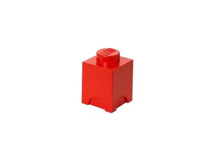LEGO úložný box 1 - červená