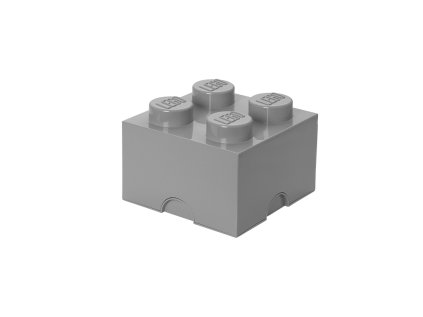 LEGO úložný box 4 - šedá