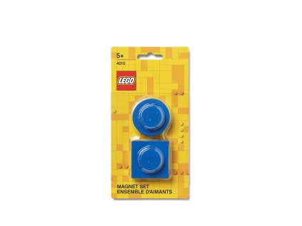 LEGO magnetky, set 2 ks - modrá
