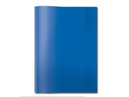 obal na sešity/knihy formát A4, silný, modrý průhledný
