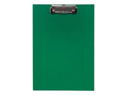 Jednodeska A4 PP s klipem zelená