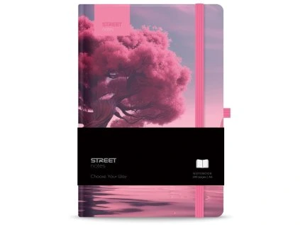 Blok TREES Journey A6 linka s gumou