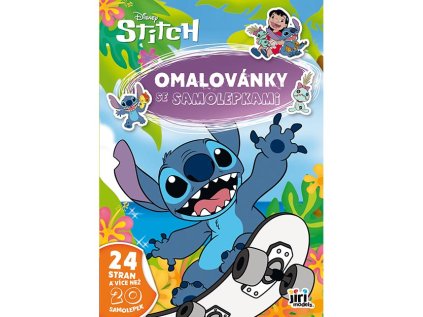 Omalovánky A4 se samolepkami Lilo & Stitch
