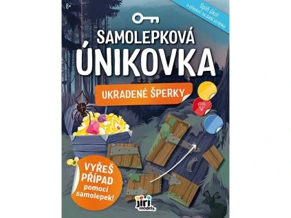 Samolepková unikovka Ukradené šperky