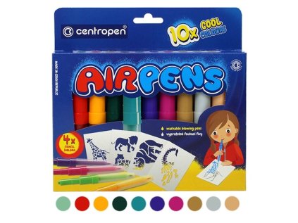 Foukací fixy Centropen Cool 1500 - 10 barev