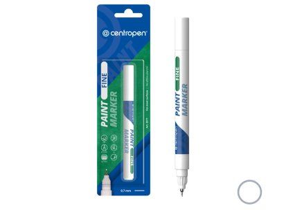 Popisovač 9211 bílý lakový