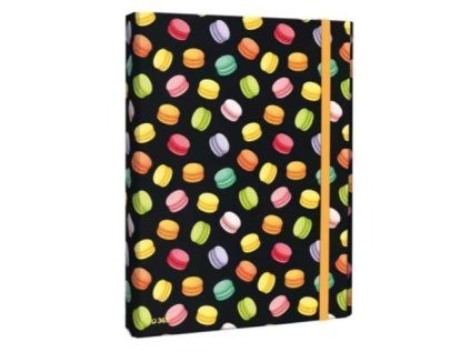 Box na sešity s klopou A4 Macarons