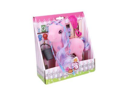 Poník s copánky česací 22 cm