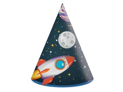 Párty čepička Rocket Space 6ks