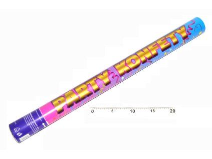 Párty konfety vystřelovací 60 cm