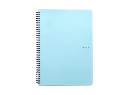 spiralovy blok pp pastelini a4 70 listu modry