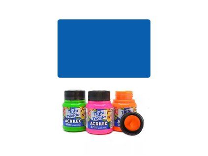 acr barva na textil 37ml fluorescent blue 109