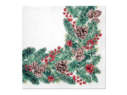 ubrousky paw l 33x33 cm winter branches