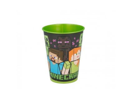 detsky plastovy pohar 260 ml minecraft bpa free 40407