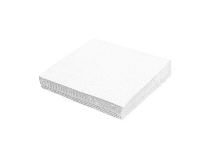 obrousky 3 vrstve 33 x 33 cm bile 20 ks