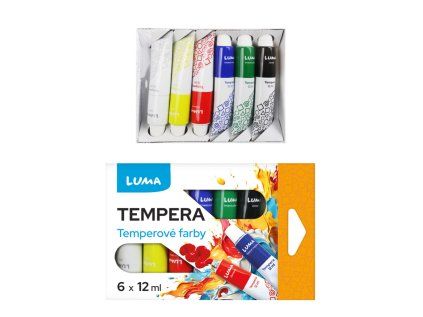 Barvy temperové LUMA 6 barev