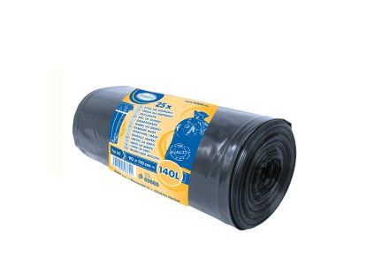 pytle na odpad 140 l cerne 90 x 110 cm 38mic typ 60