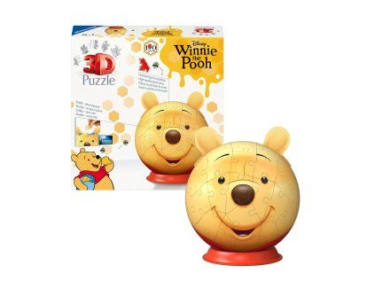 Puzzle ball s ušima Medvídek Pú