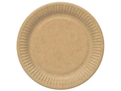 Talíř EKO PM 23cm 8ks kraft /12/