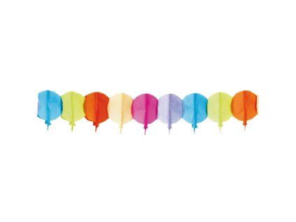 girlanda papirova balonky 4 m
