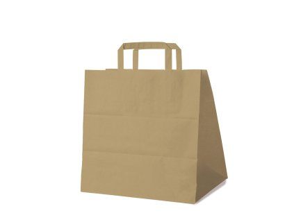 papirove tasky 32x121x33 cm hnede 50ks