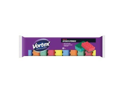 kuchynske spongie vortex vlnite 10 ks