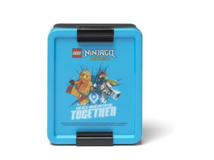 lego ninjago box na svacinu modra