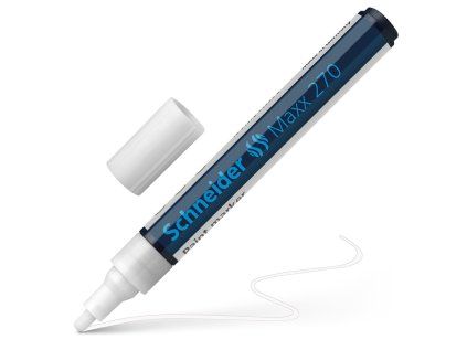 popisovac lakovy schneider maxx 270 bily