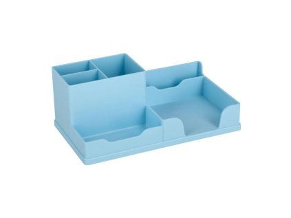 stolni organizer pastelove modry