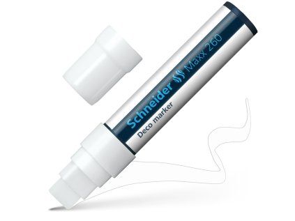 kridovy popisovac schneider maxx 260 bily