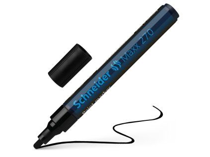 popisovac lakovy schneider maxx 270 cerny