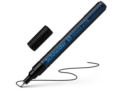 popisovac lakovy schneider maxx 278 cerna
