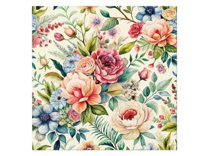 ubrousky paw l 33x33cm rustic bloom