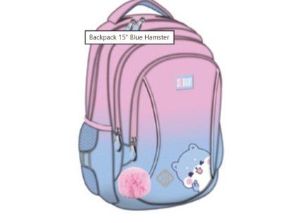 Školní Batoh 15 Blue Hamster