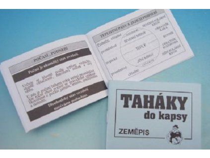 Taháky do kapsy - Zeměpis