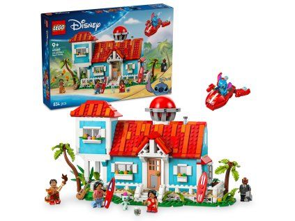 Lilo a Stitch a domek na pláži