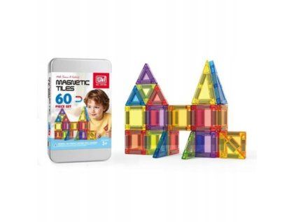 3D magnetická stavebnice MINI - 60 dílků