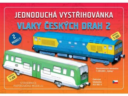 Vystřihovánky ZI Vlaky českých drah 2díl