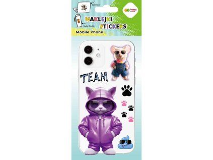 Samolepky NA MOBIL 9 x 20,5 cm - Cool Team