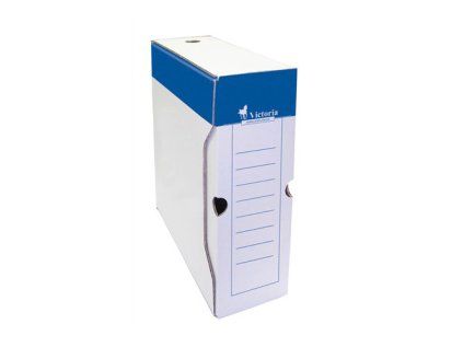 archivni box a4 100 mm karton victoria bily